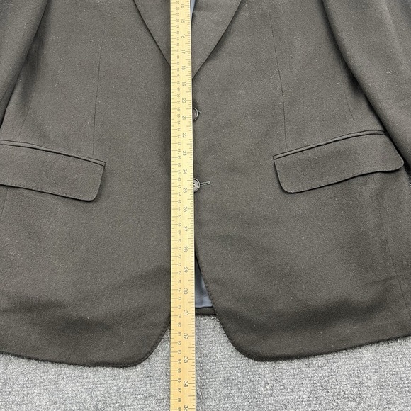 Ermenegildo Zegna Blazer Jacket 100% Cashmere Men Size 44R Sport Coat Black - Picture 7 of 12
